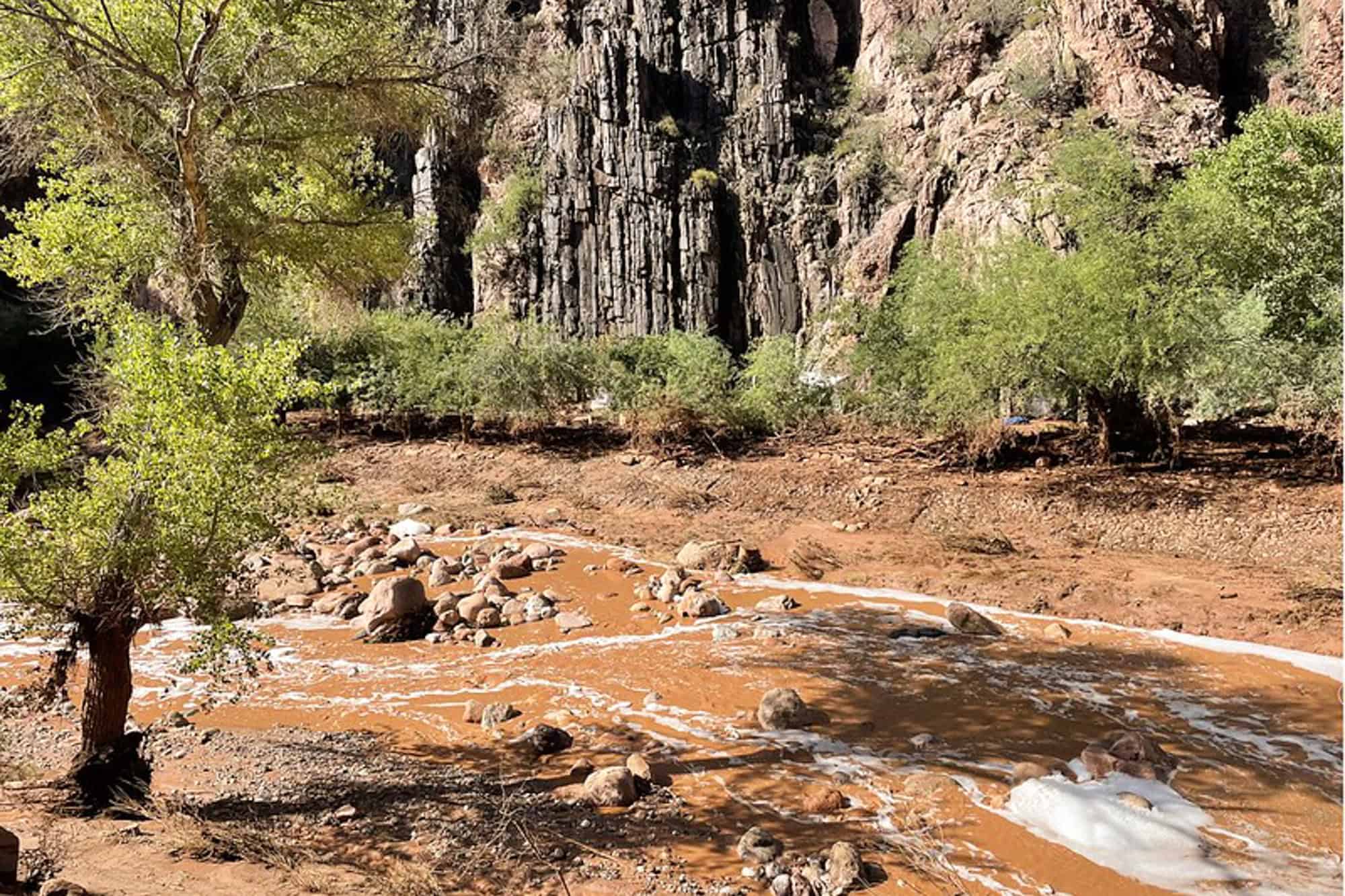 the grand canyon after the flash flood