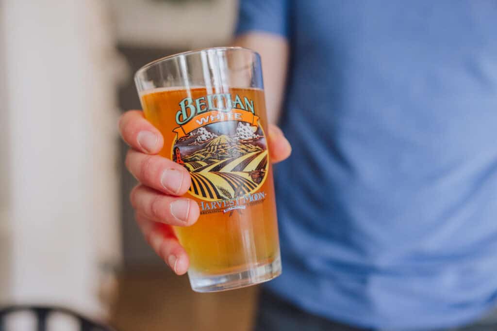 Beltian White from the tap at Harvest Moon