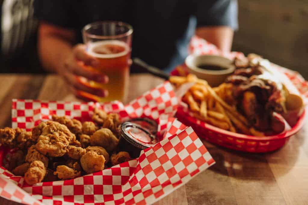 Lunch at the Harvest Moon Saloon