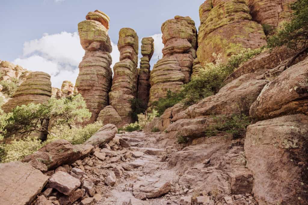 rock formations at chiricahua national park